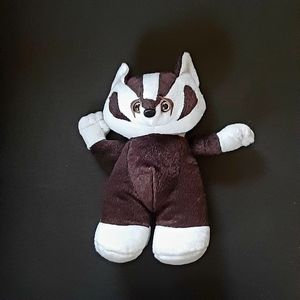 Team Crossbars Inc. stuffed badger/raccoon NWOT